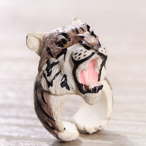 Lovely 3D Tiger Ring for Children